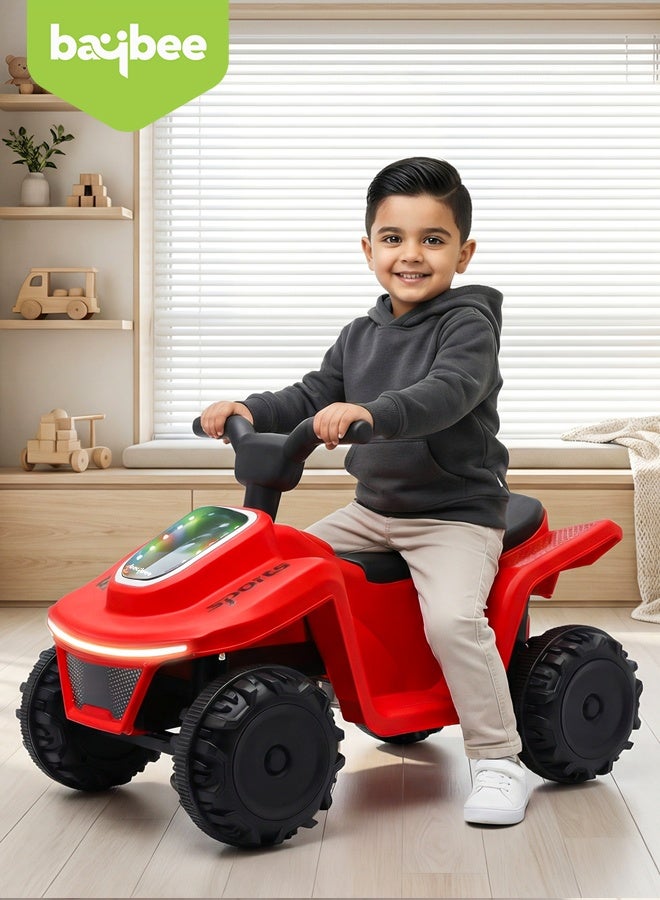 BAYBEE Giddy ATV Battery-Operated Kids Bike | Rechargeable Electric Ride-On with Lights, USB & Music | Big Beach Motorbike for Boys & Girls 2-5 Years - Image 4